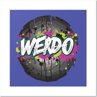 Weirdo Typography | Minimalistic Graffiti Style Design Posters and Art